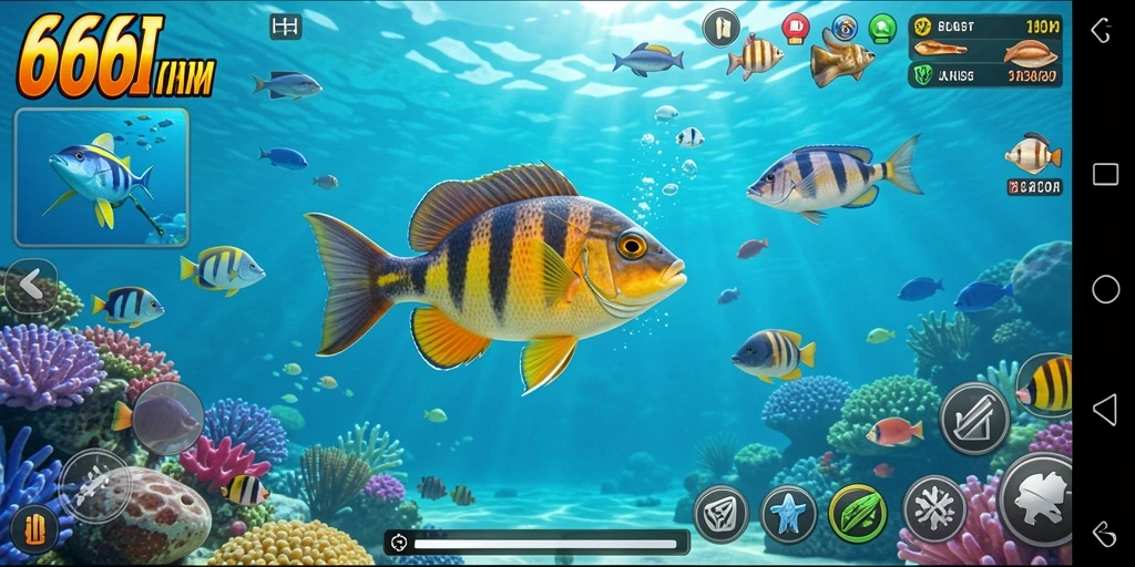 Tampilan gameplay Tembak Ikan yang menarik dan penuh aksi.