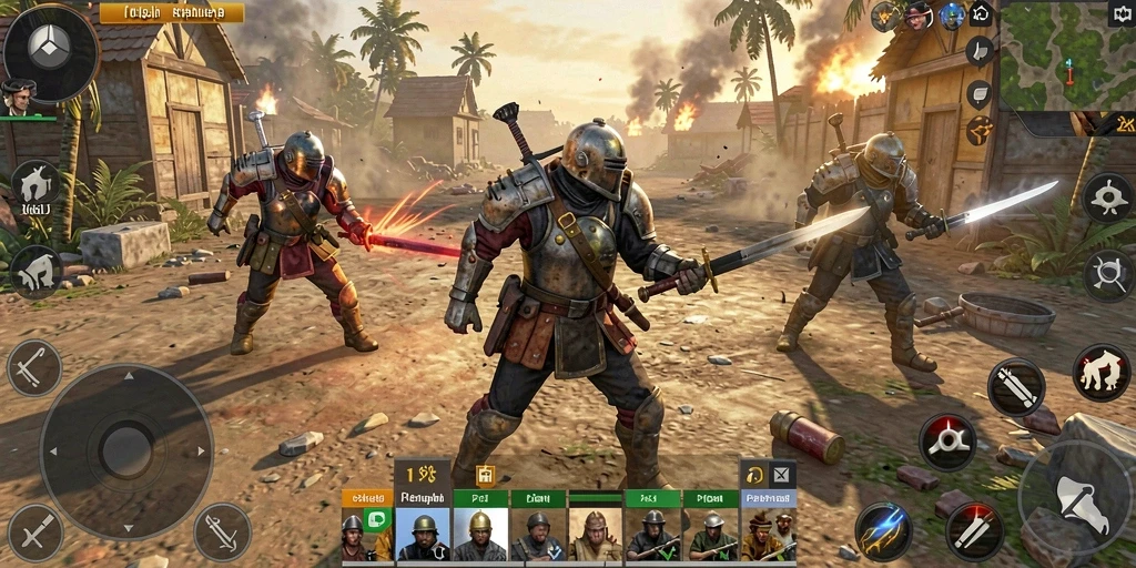 Tampilan menarik saat gameplay <strong>8ZK</strong> dengan pertempuran strategis.