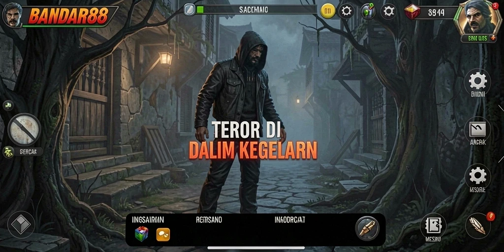 Tangkapan layar gameplay menakutkan dari BANDAR88 yang penuh ketegangan.