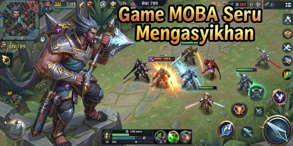Gameplay seru BNI789 dengan strategi tim yang mendebarkan.