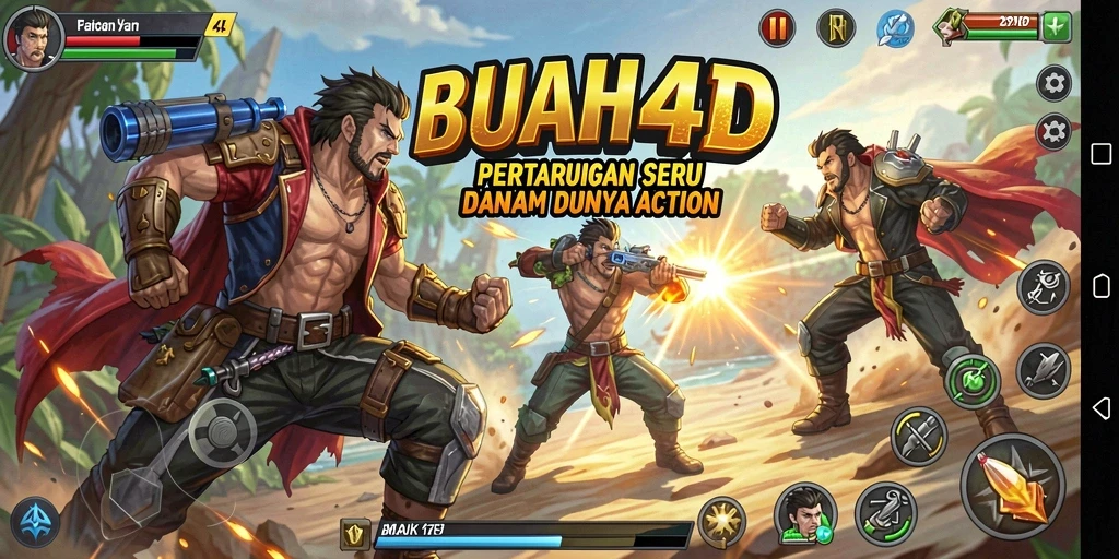 Tangkapan layar BUAH4D menampilkan aksi pertarungan seru yang mendebarkan.
