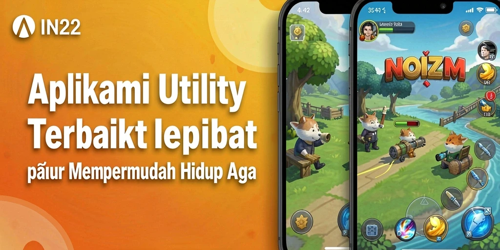 Tampilan antarmuka IN22 yang sederhana dan intuitif.
