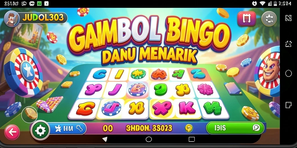 Tampilan utama gameplay Bingo yang seru di JUDOL303.