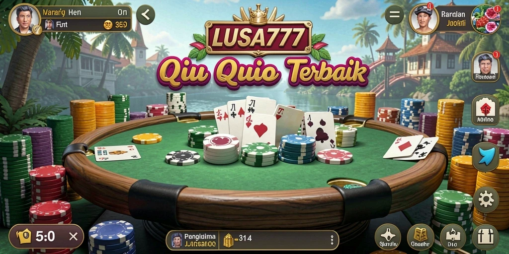 Gameplay seru dan menarik dari LUSA777 QiuQiu.