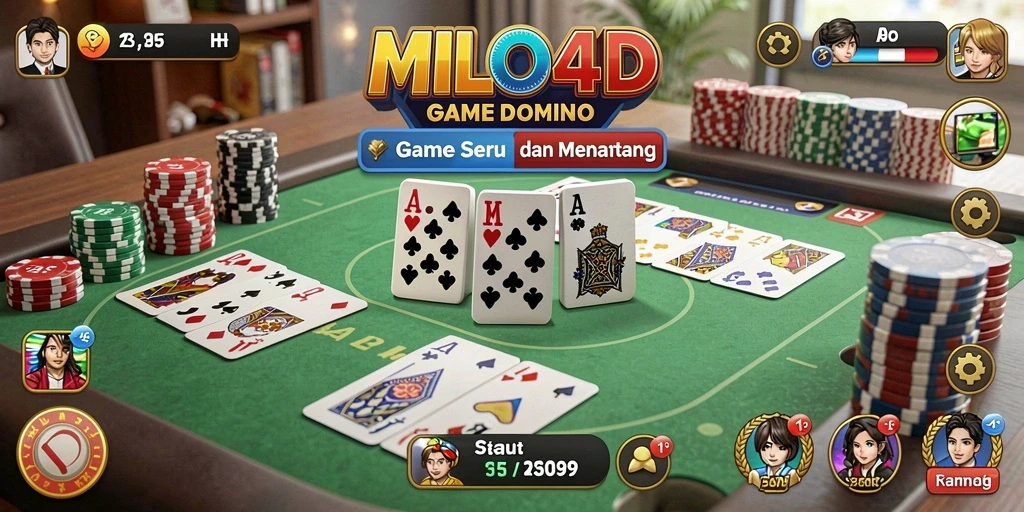 Tampilan gameplay <strong>MILO4D</strong> yang seru dan interaktif.