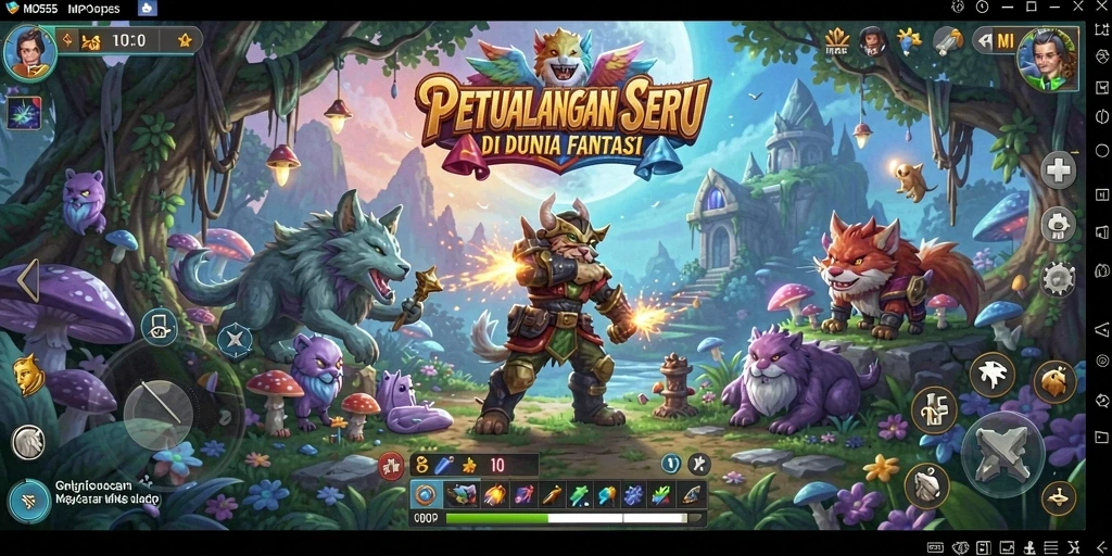 Screenshot MPO555 menunjukkan momen epik dalam petualangan.