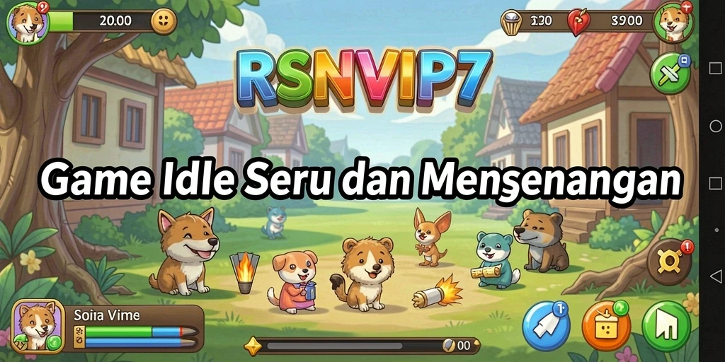 Tampilan gameplay menarik dari RSNVIP7 dengan karakter yang beragam.