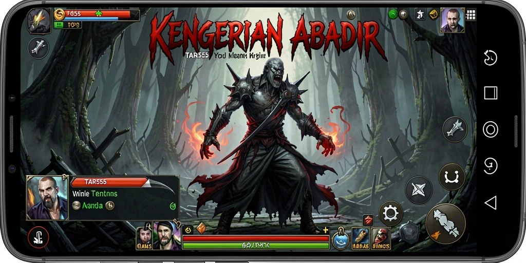 Tangkapan layar gameplay TAR555 menampilkan kegelapan dan ketegangan yang menonjol.