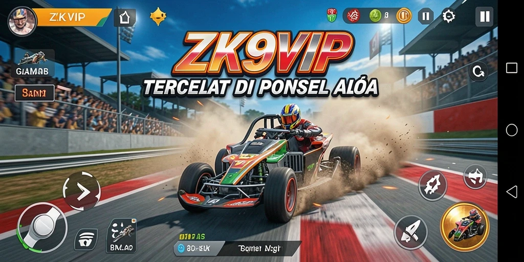 Tampilan gameplay ZK9VIP yang mendebarkan dan penuh aksi.